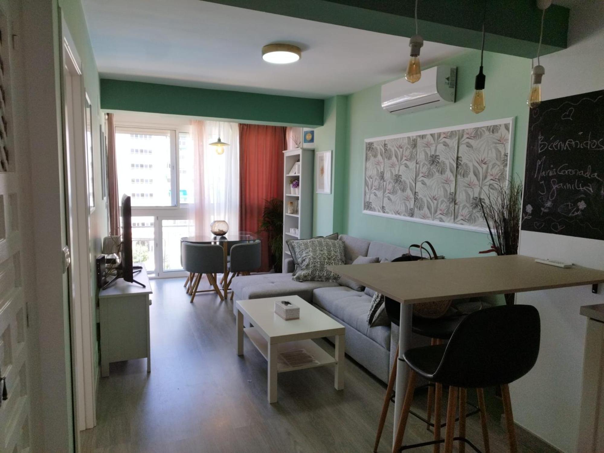 베날마데나코스타 M1 403 Frontal Al Mar Vistas Terraza Y Wifi 아파트 외부 사진